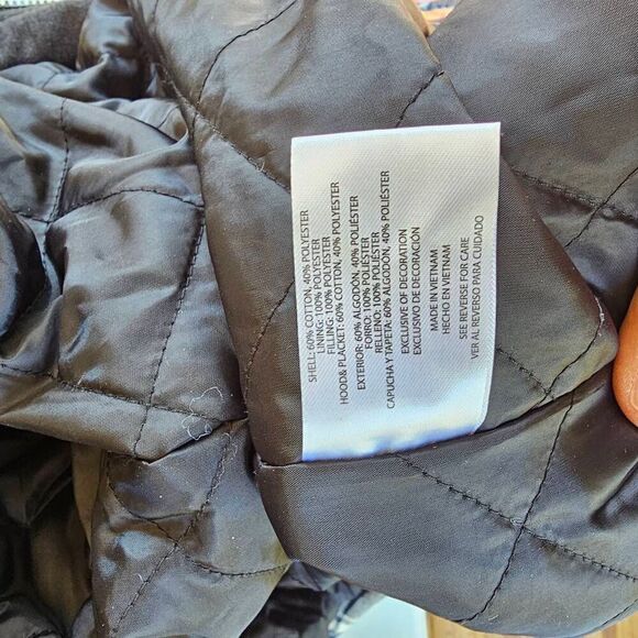 NWT Eddie Bauer Men’s Large Hooded Shirt Jacket Gunmetal Soloman Plaid shacket - Picture 10 of 10